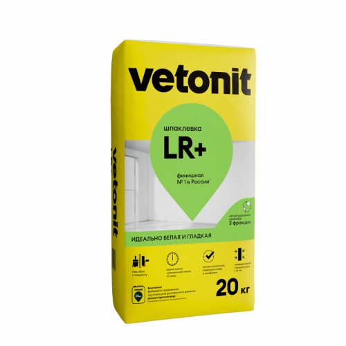 Шпаклевка Vetonit LR+, 20 кг