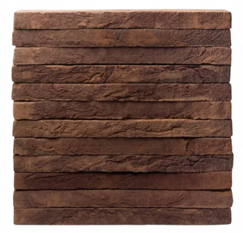 Ригельный кирпич ручной формовки S.Anselmo Corso Selmo PG Praga, 500х40х100 мм