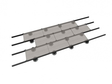 Лага алюминиевая монтажная Level Line, 40х40 мм