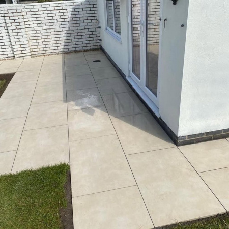 Террасные пластины Lifebrick Limestone Taupe, 900x600 мм